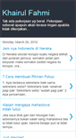 Mobile Screenshot of fahmikhairul.blogspot.com