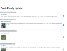 Tablet Screenshot of farrisfamilyupdate.blogspot.com