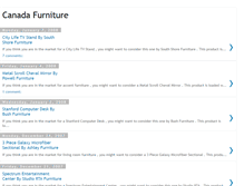 Tablet Screenshot of canadafurniture.blogspot.com
