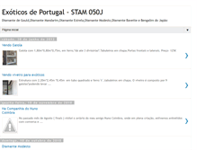 Tablet Screenshot of exoticosdeportugal.blogspot.com