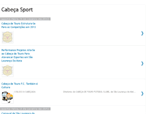 Tablet Screenshot of cabecasport.blogspot.com