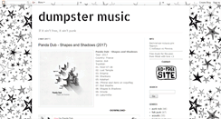 Desktop Screenshot of dumpstermusic.blogspot.com