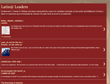 Tablet Screenshot of latinoleaders.blogspot.com