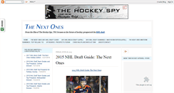 Desktop Screenshot of hockeyspy.blogspot.com