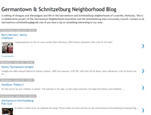 Tablet Screenshot of germantownandschnitzelburg.blogspot.com