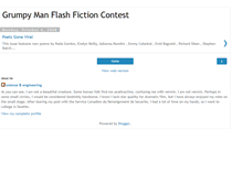 Tablet Screenshot of grumpymanflashfictioncontest.blogspot.com