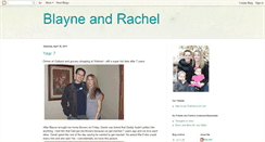 Desktop Screenshot of blayneandrachel.blogspot.com