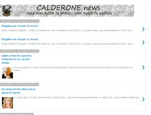 Tablet Screenshot of calderonenews.blogspot.com