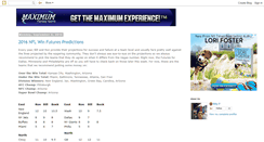 Desktop Screenshot of maximumfantasysports.blogspot.com