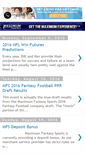 Mobile Screenshot of maximumfantasysports.blogspot.com