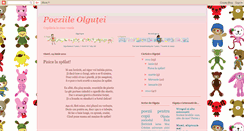 Desktop Screenshot of poeziile-olgutei.blogspot.com