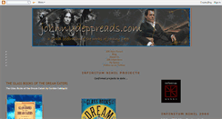 Desktop Screenshot of johnnydeppreadsinfinitumnihilprojects.blogspot.com