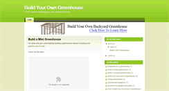 Desktop Screenshot of greenhouse-blueprints-and-designs.blogspot.com