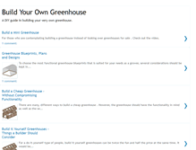 Tablet Screenshot of greenhouse-blueprints-and-designs.blogspot.com