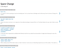 Tablet Screenshot of katessparechange.blogspot.com