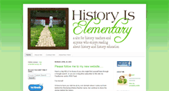 Desktop Screenshot of historyiselementary.blogspot.com