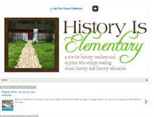 Tablet Screenshot of historyiselementary.blogspot.com