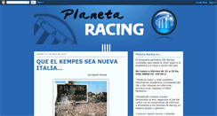 Desktop Screenshot of planetaracingcba.blogspot.com