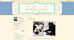 Desktop Screenshot of dandelionsinmygarden.blogspot.com