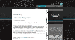 Desktop Screenshot of kriticadellaragione.blogspot.com