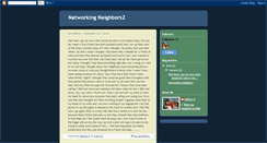 Desktop Screenshot of networkingneighbors2.blogspot.com