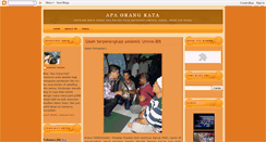 Desktop Screenshot of apaorangkata.blogspot.com