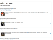 Tablet Screenshot of colectivo-pony.blogspot.com