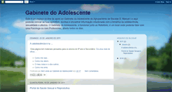 Desktop Screenshot of gabinetedoadolescente.blogspot.com