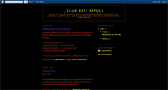 Desktop Screenshot of clubpatiripoll.blogspot.com