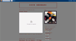 Desktop Screenshot of doce-barbaro.blogspot.com
