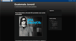 Desktop Screenshot of guatemalajuvenil.blogspot.com