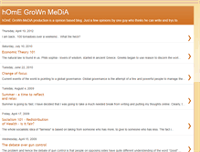 Tablet Screenshot of homegrownmedia.blogspot.com