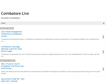 Tablet Screenshot of coimbatorelive.blogspot.com
