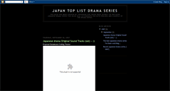 Desktop Screenshot of japandramaseries.blogspot.com