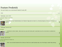 Tablet Screenshot of featurefrederick.blogspot.com