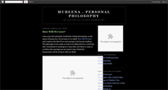 Desktop Screenshot of mubie-philosophy.blogspot.com