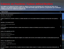 Tablet Screenshot of cubanosinfronteras.blogspot.com