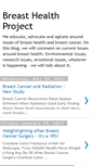 Mobile Screenshot of breasthealthproject.blogspot.com