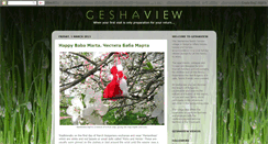 Desktop Screenshot of geshaview.blogspot.com