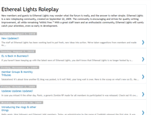 Tablet Screenshot of ethereallightsrp.blogspot.com