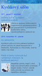 Mobile Screenshot of kyslikovysifon.blogspot.com