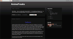 Desktop Screenshot of animefreak95.blogspot.com