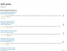 Tablet Screenshot of finestdrillpress-reviews.blogspot.com
