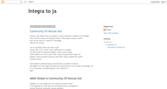 Desktop Screenshot of integratoja.blogspot.com