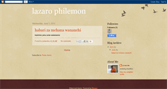 Desktop Screenshot of lazarophilemon-juntazola.blogspot.com