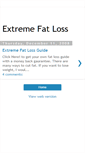 Mobile Screenshot of extreme-fat-loss.blogspot.com