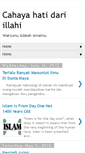 Mobile Screenshot of cahayahatidariilahi.blogspot.com