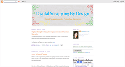 Desktop Screenshot of digitalscrappingbydesign.blogspot.com