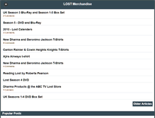 Tablet Screenshot of lostmerchandise.blogspot.com