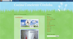 Desktop Screenshot of cocinaconcientecordoba.blogspot.com